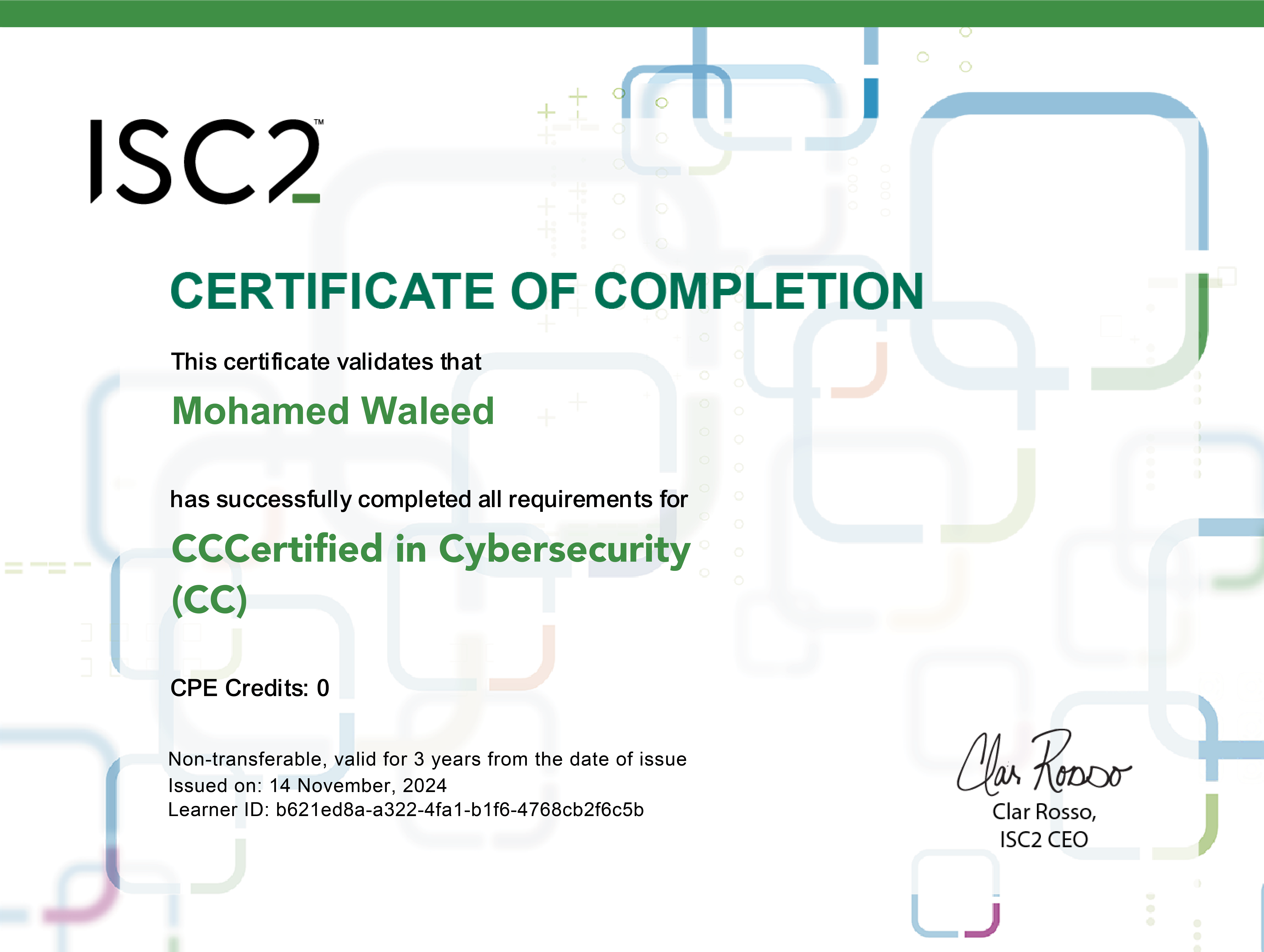 Certificate 1